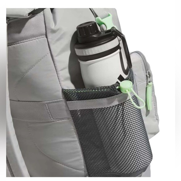 Adidas Light Gray Saturday Backpack - Picture 6 of 9